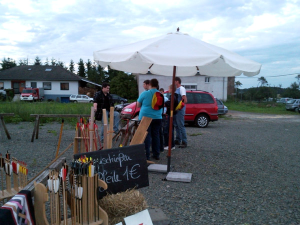 Dorffest Biedershausen Bogenstand_3